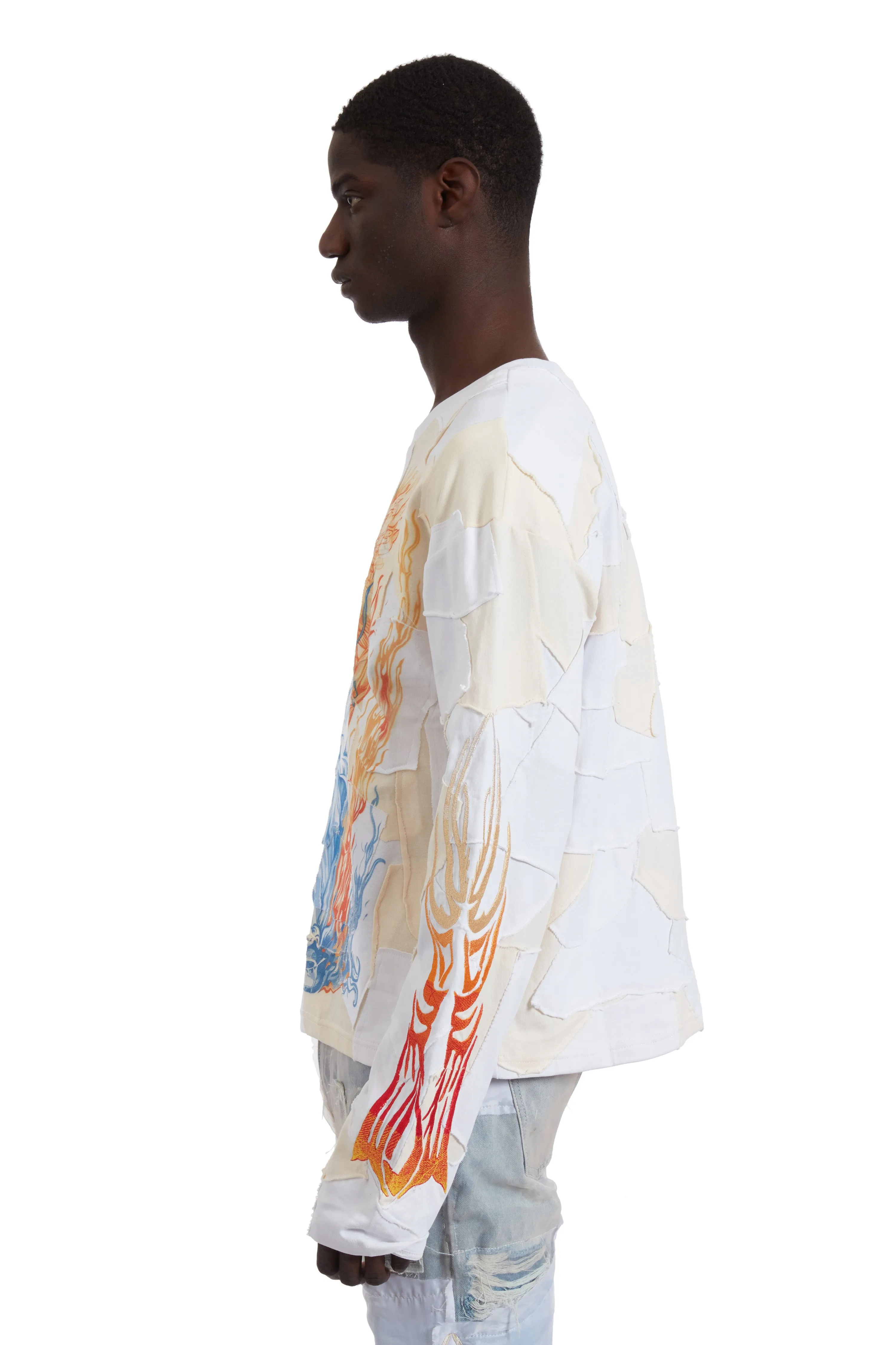 PRECONDITION WINGED BORO LONG SLEEVE sold by WHO DECIDES WAR product image thumbnail 5