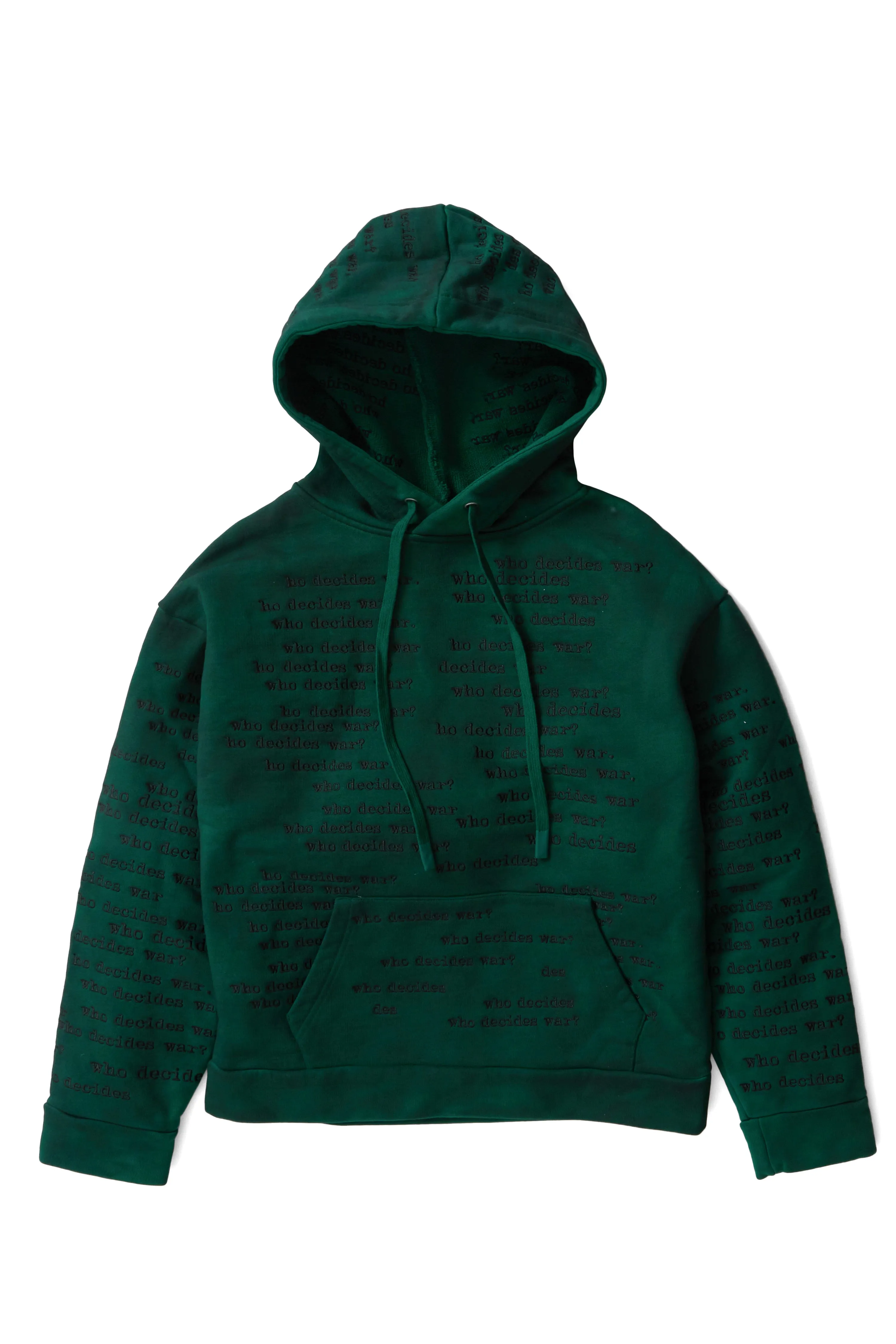 FULL-PRINT HOODED SWEATSHIRT sold by WHO DECIDES WAR