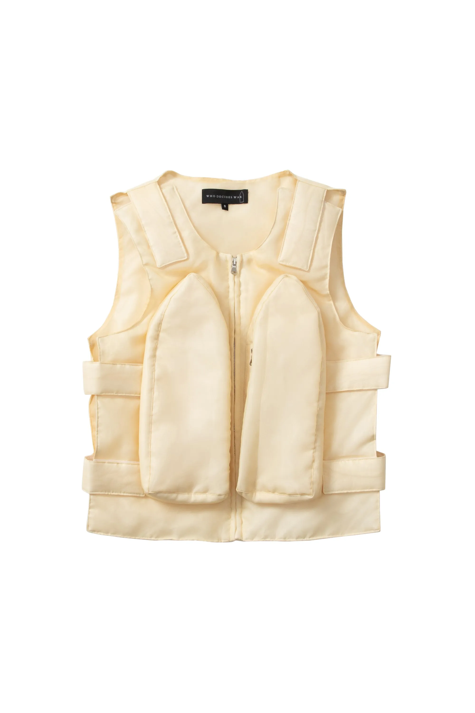 ORGANZA BULLET POINT VEST sold by WHO DECIDES WAR