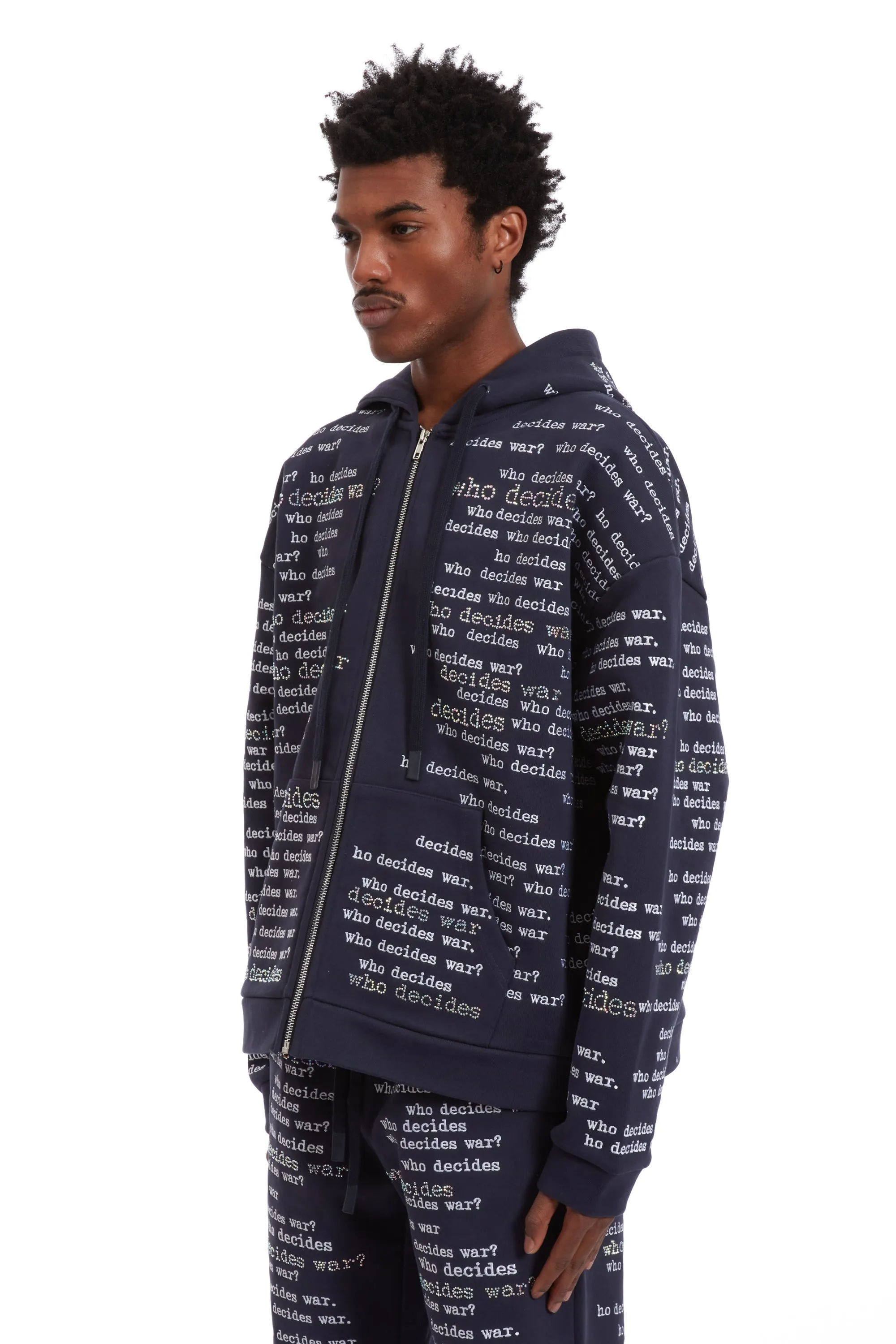 WDW SCRIPTURE ZIPPER HOODIE sold by WHO DECIDES WAR product image thumbnail 4