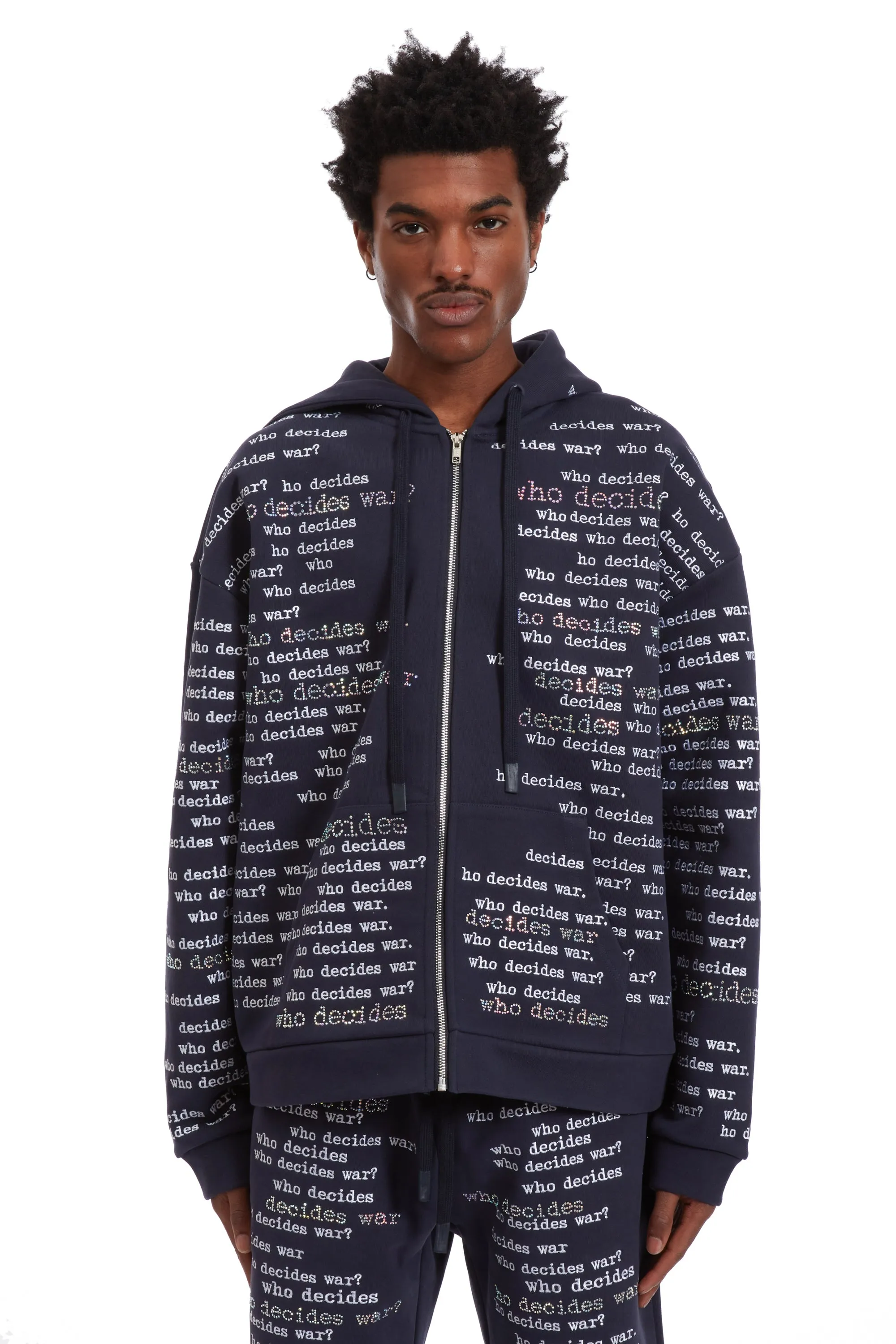 WDW SCRIPTURE ZIPPER HOODIE sold by WHO DECIDES WAR product image thumbnail 3