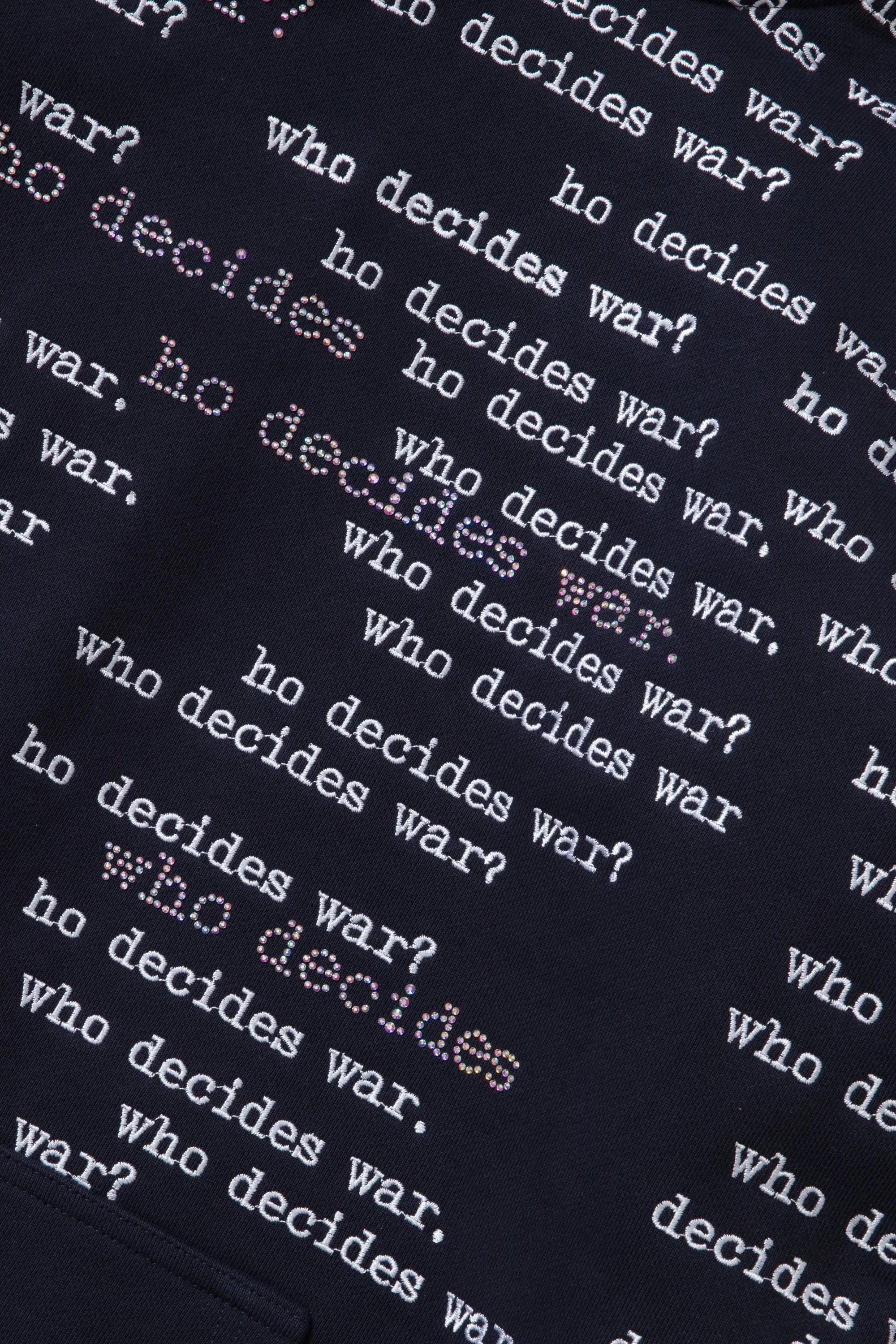 WDW SCRIPTURE HOODED PULLOVER sold by WHO DECIDES WAR product image thumbnail 2