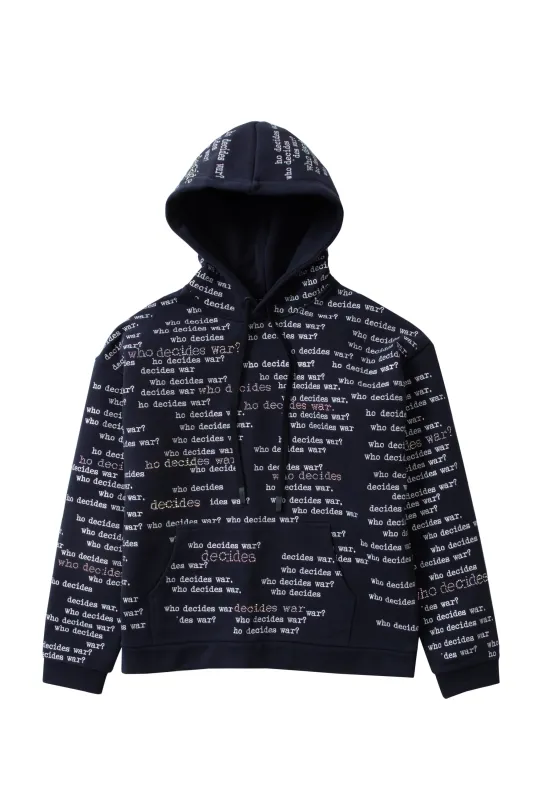 WDW SCRIPTURE HOODED PULLOVER made by WHO DECIDES WAR