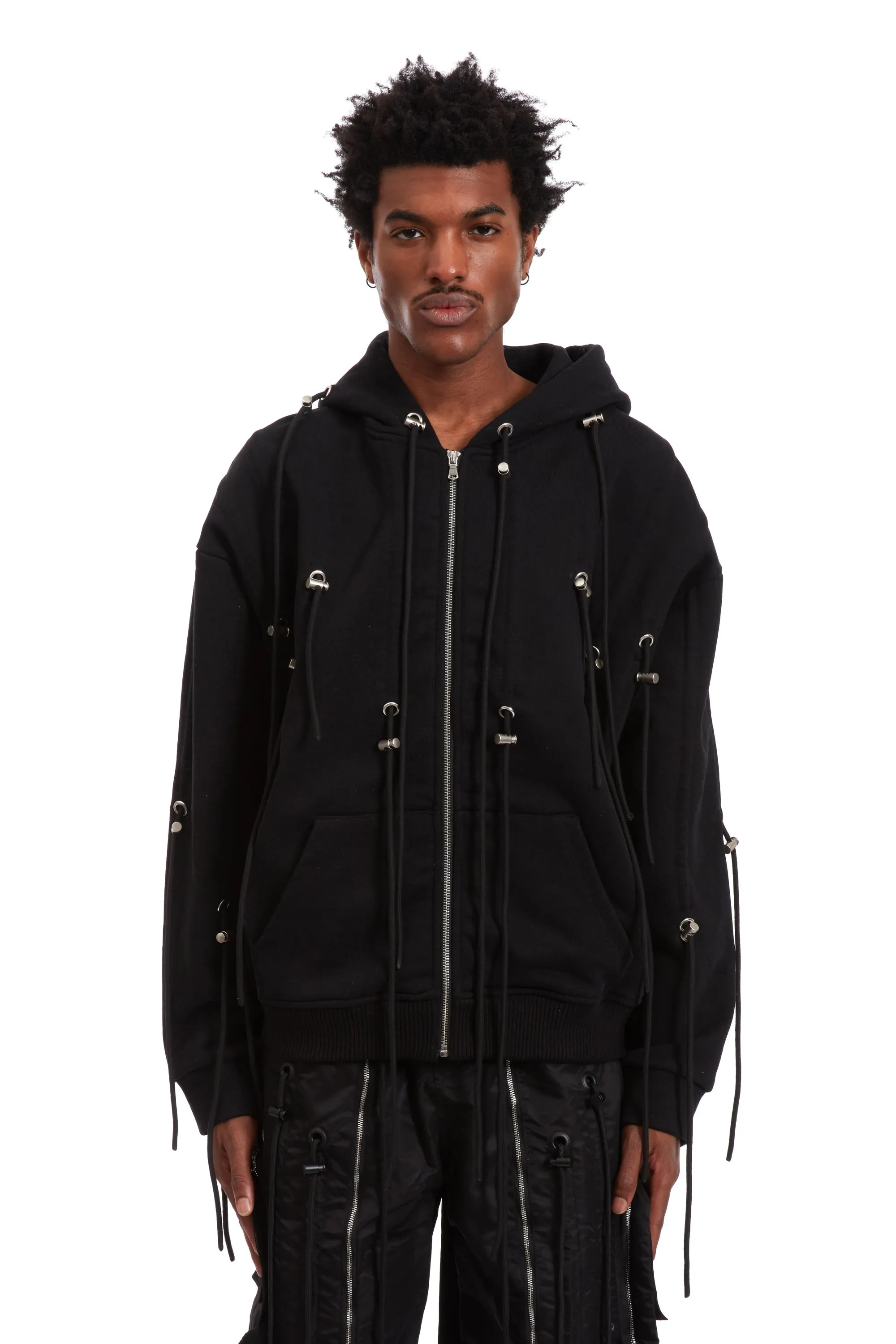 STRING THEORY ZIP UP HOODIE sold by WHO DECIDES WAR product image thumbnail 3