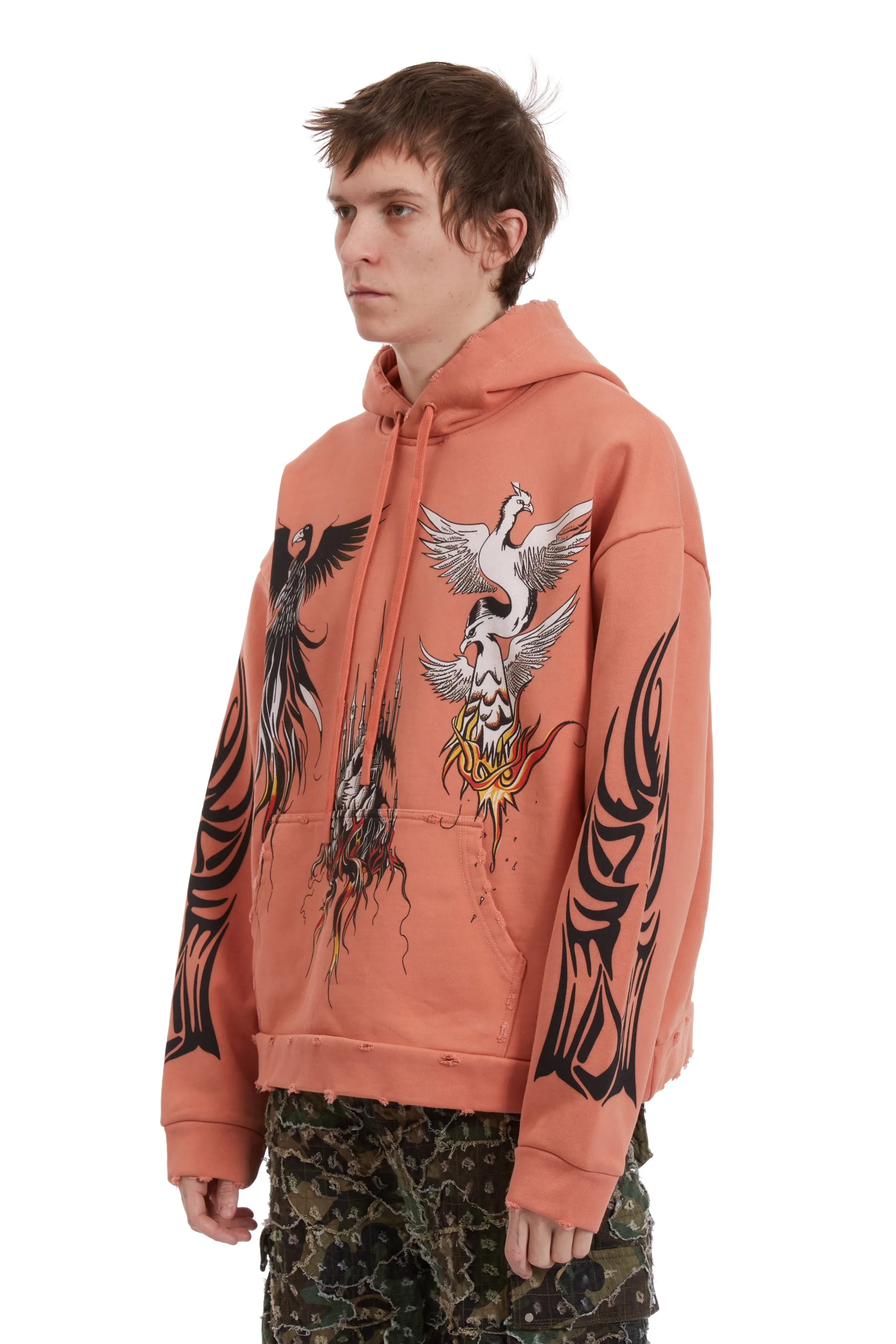 NEFARIOUS WINGED HOODED PULLOVER sold by WHO DECIDES WAR product image thumbnail 4