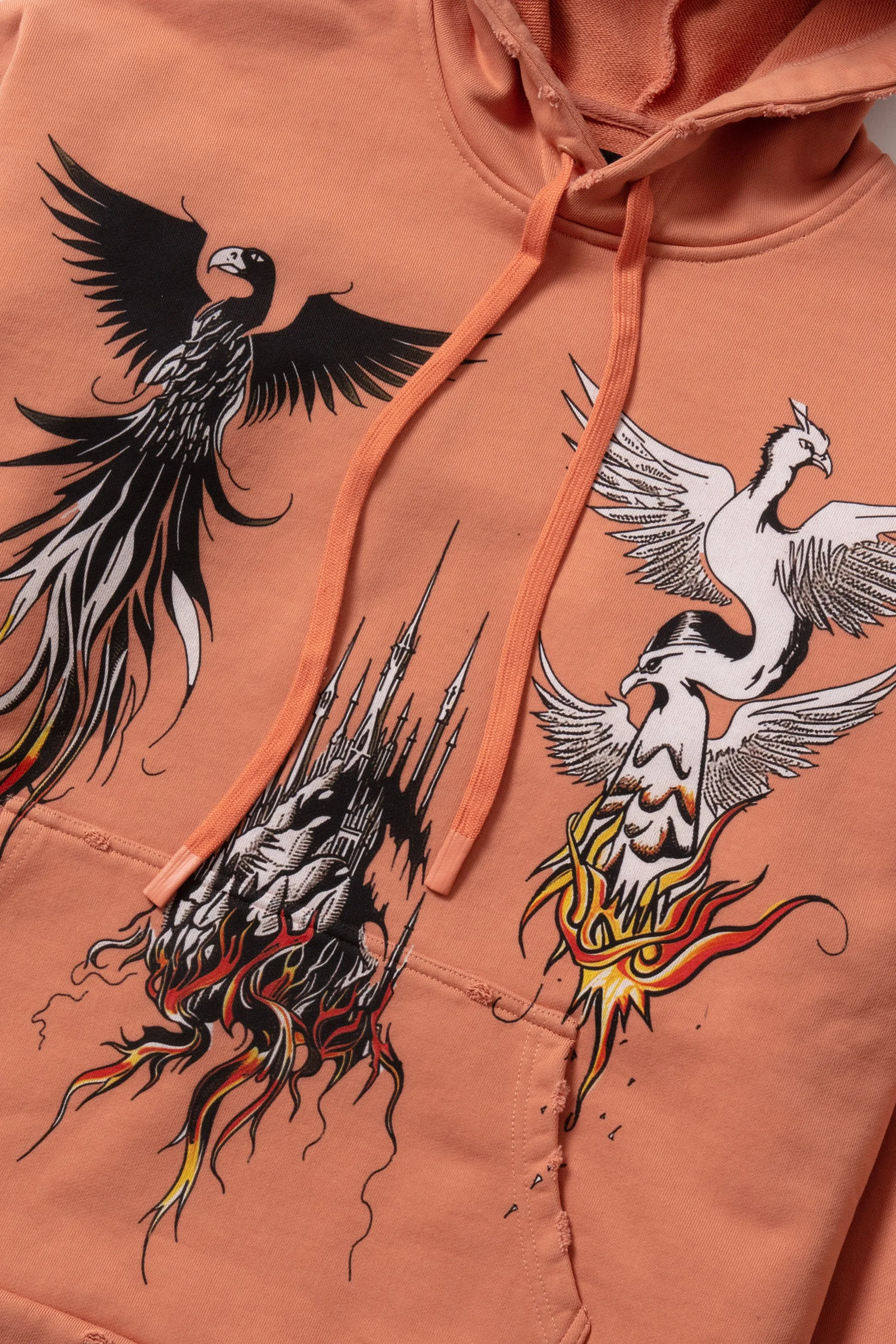 NEFARIOUS WINGED HOODED PULLOVER sold by WHO DECIDES WAR product image thumbnail 2