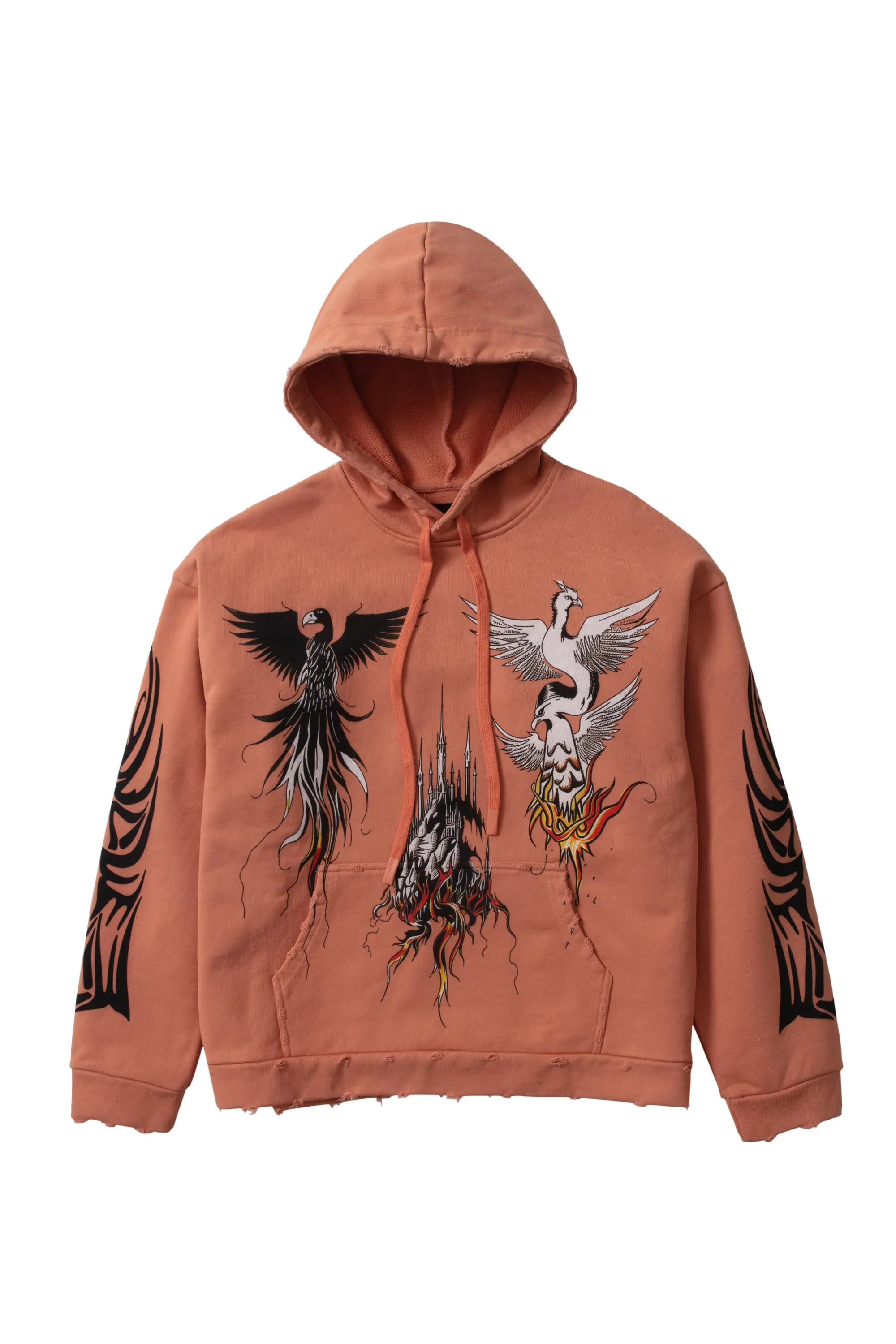 NEFARIOUS WINGED HOODED PULLOVER sold by WHO DECIDES WAR