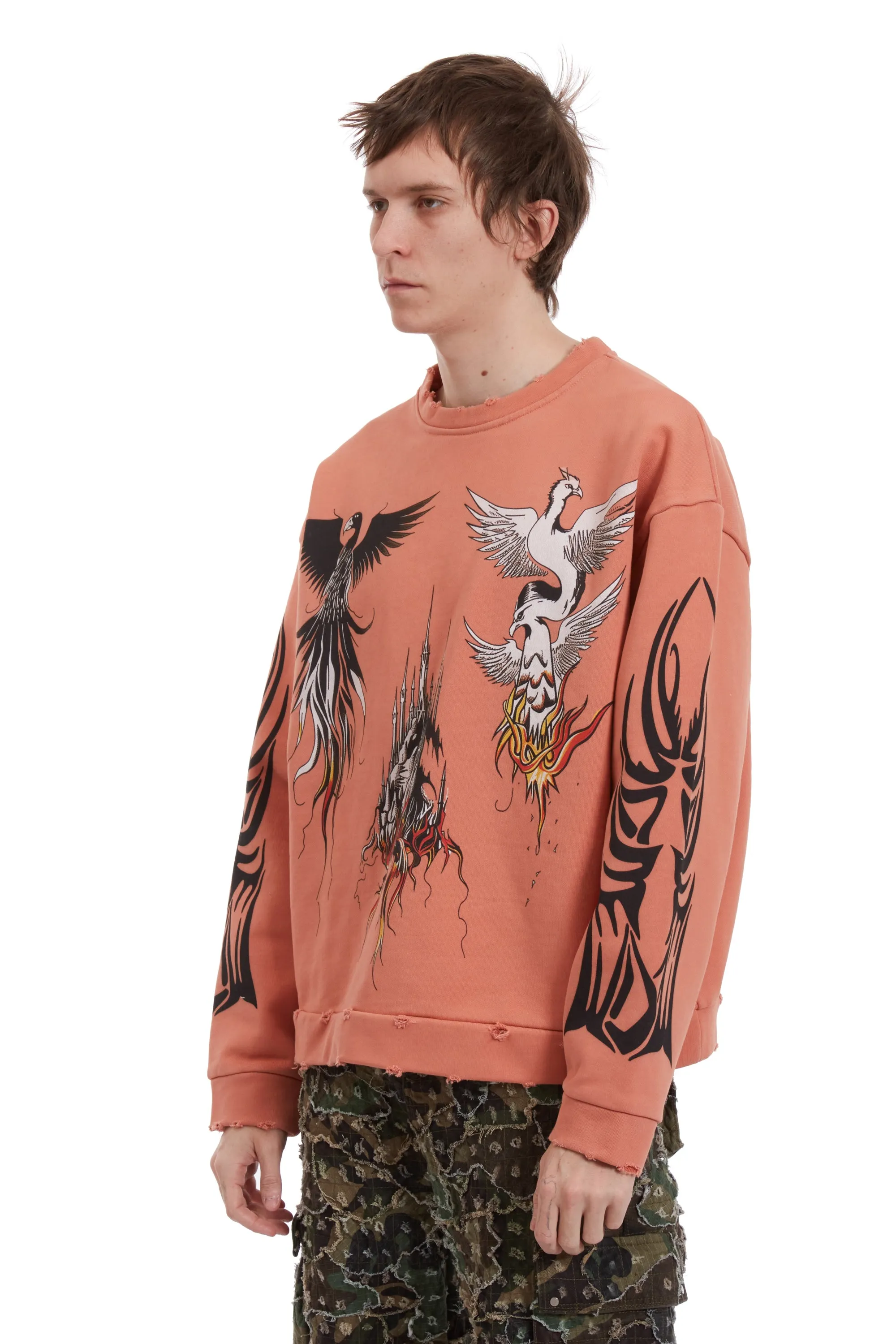 NEFARIOUS WINGED CREWNECK SWEATER sold by WHO DECIDES WAR product image thumbnail 4