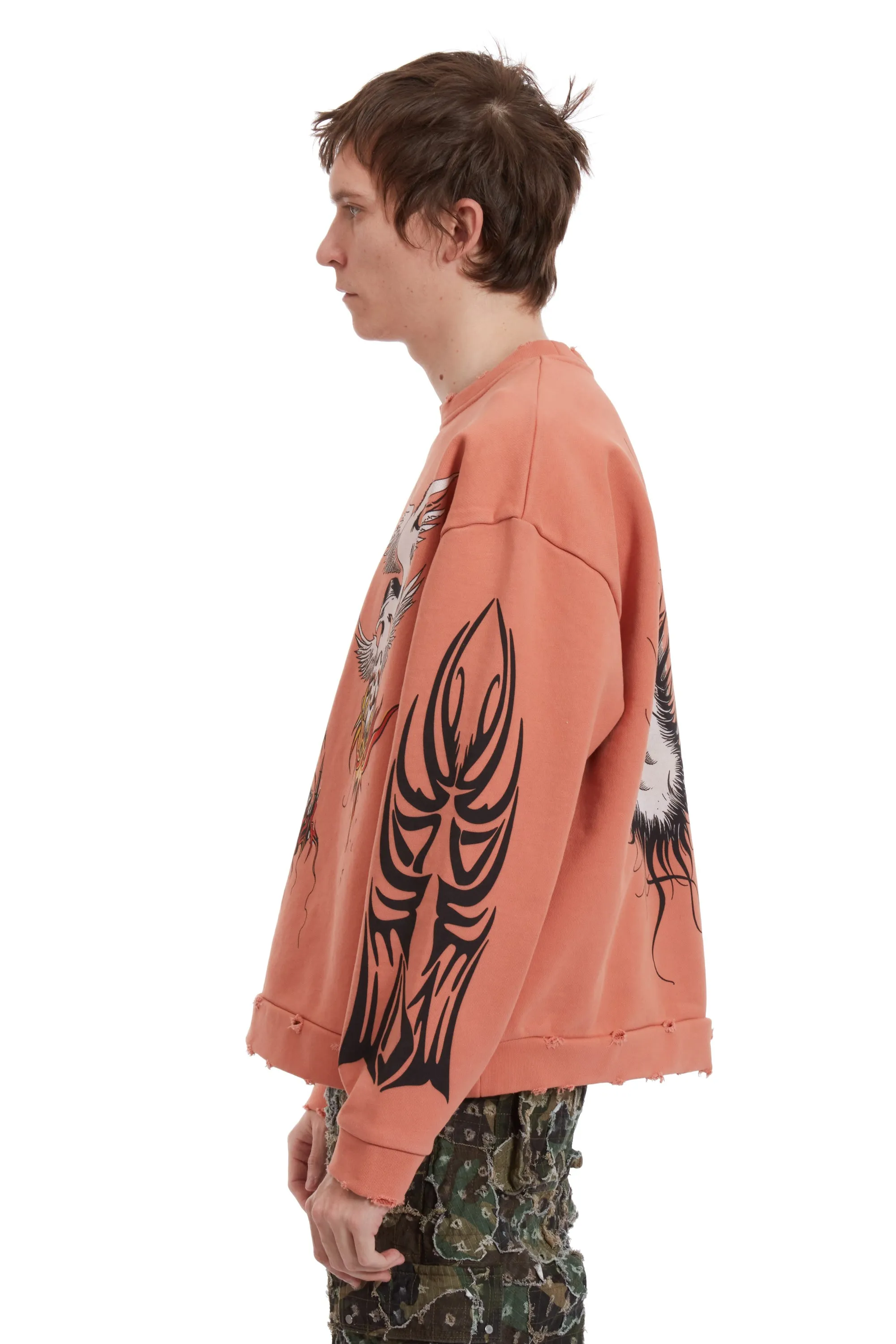 NEFARIOUS WINGED CREWNECK SWEATER sold by WHO DECIDES WAR product image thumbnail 5
