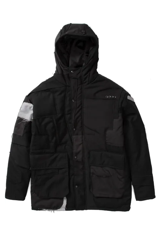 FRAGMENTED PARKA made by WHO DECIDES WAR