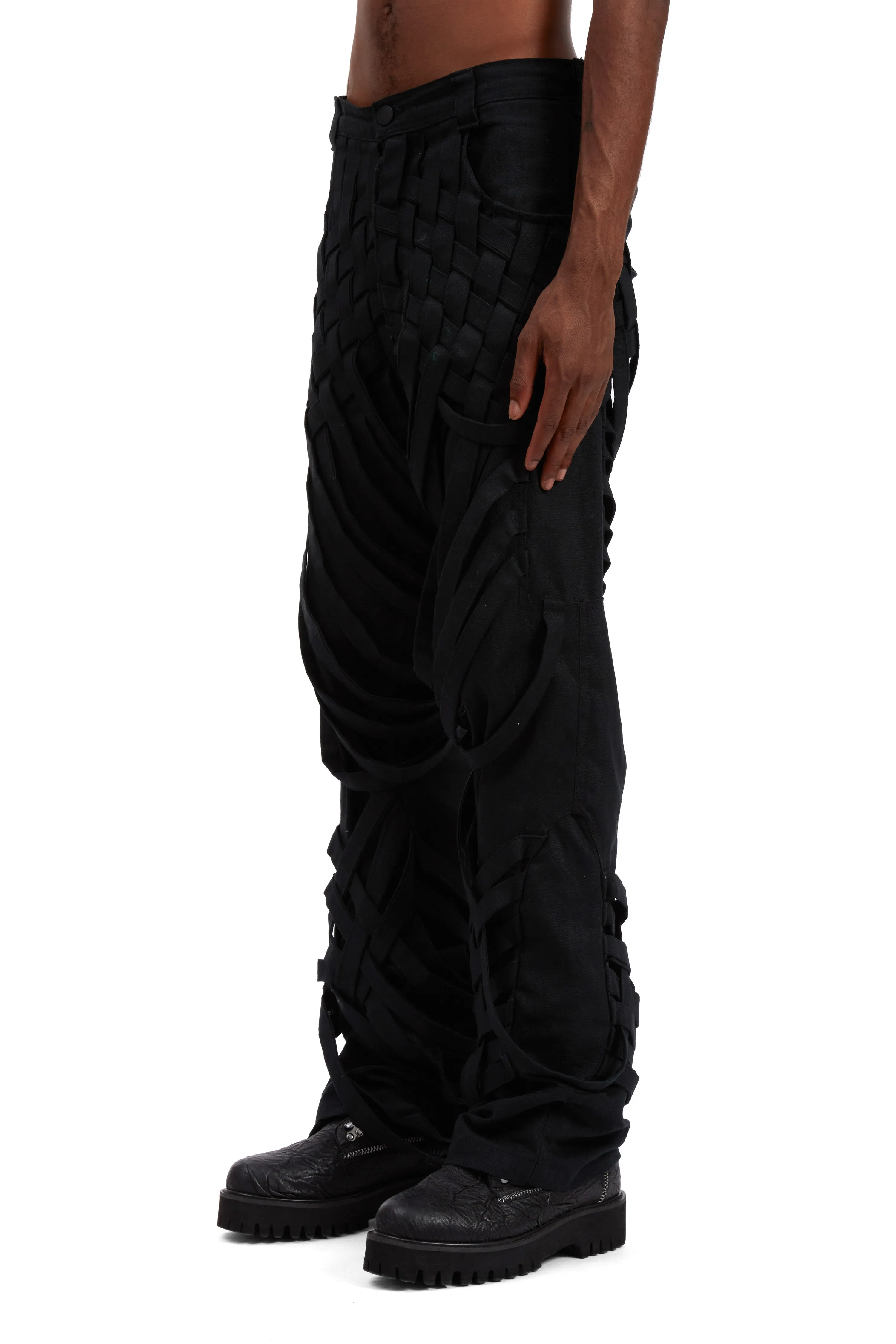 INTERWOVEN TROUSERS sold by WHO DECIDES WAR product image thumbnail 4
