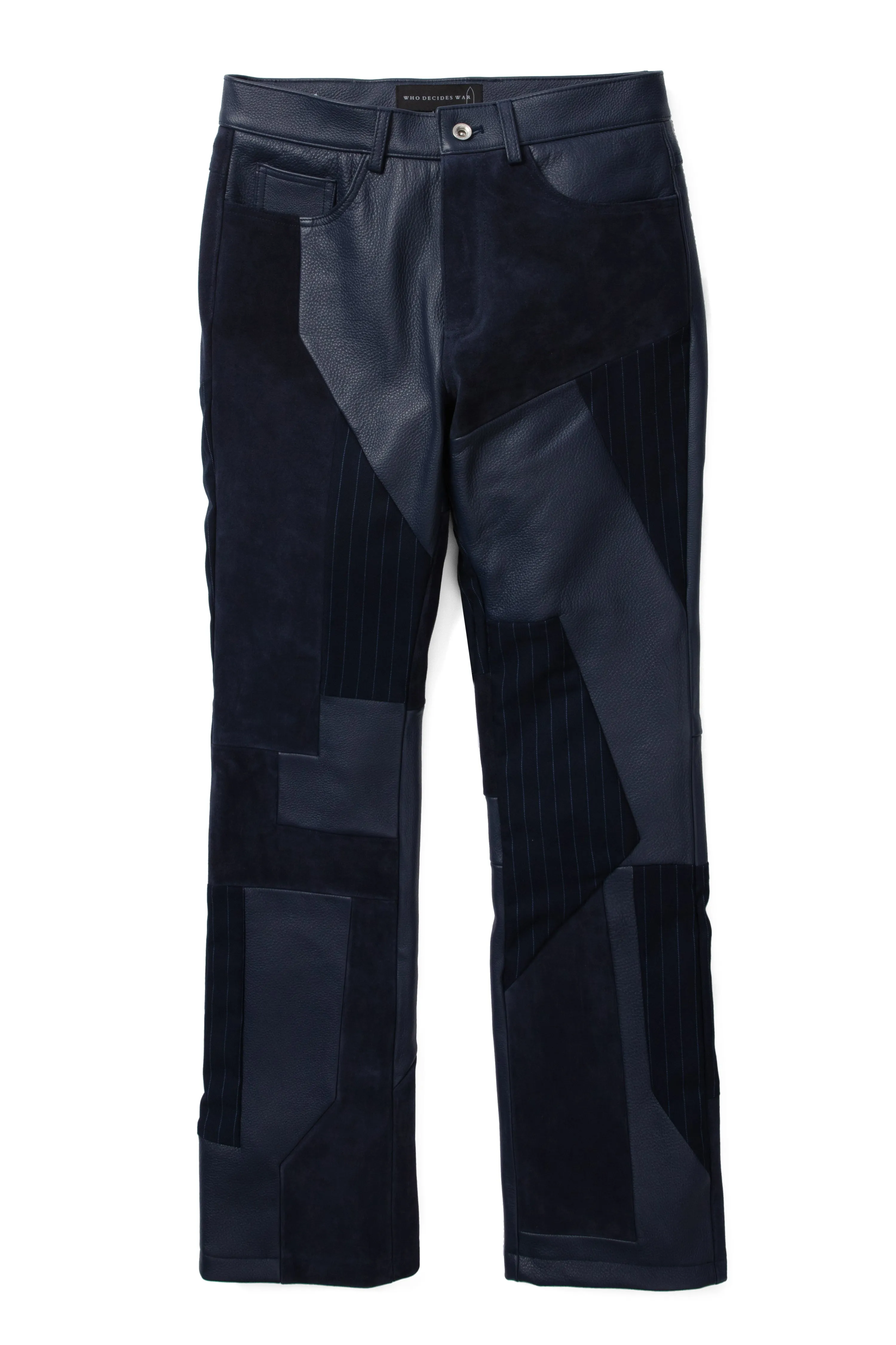 FRAGMENTED LEATHER TROUSER sold by WHO DECIDES WAR