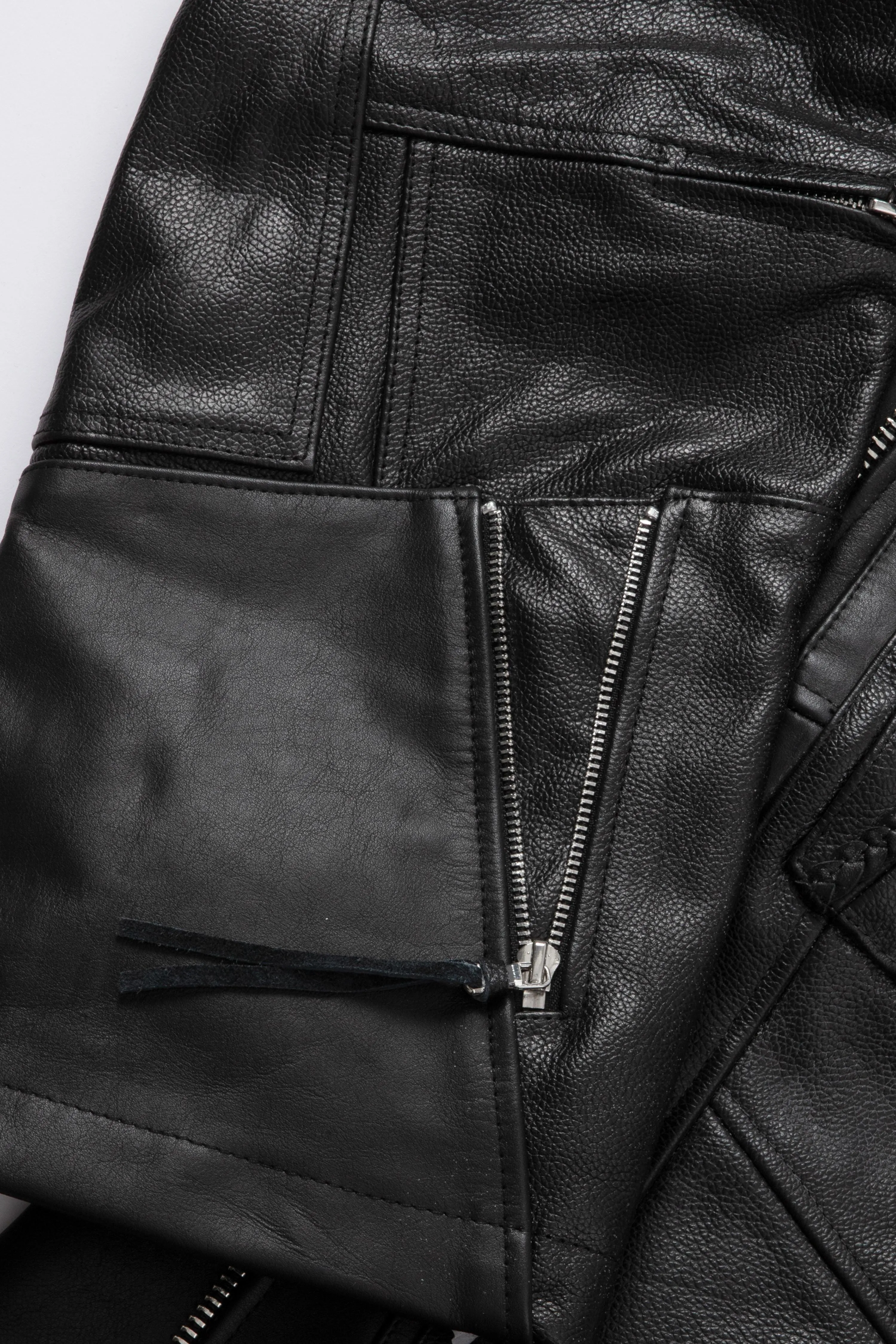 FRAGMENTED LEATHER TROUSER sold by WHO DECIDES WAR product image thumbnail 2