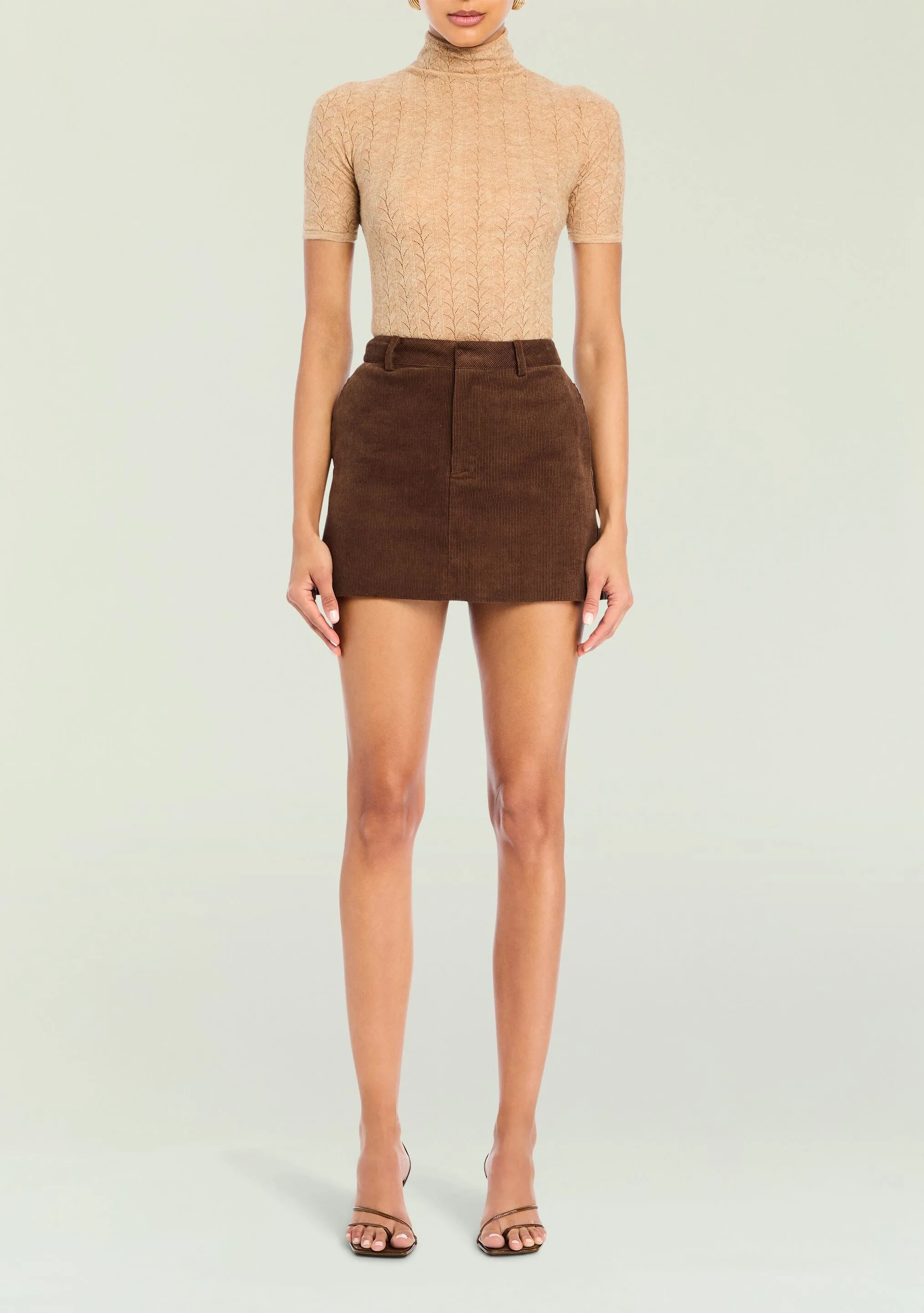 Azalea Corduroy Mini Skirt sold by Seroya product image thumbnail 5