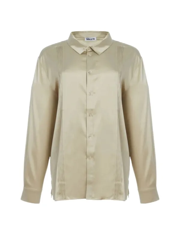 Antoni Silk Button Down made by Seroya