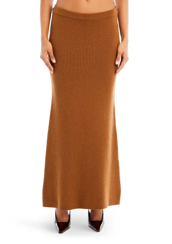 Hazel Knit Maxi Skirt made by Seroya