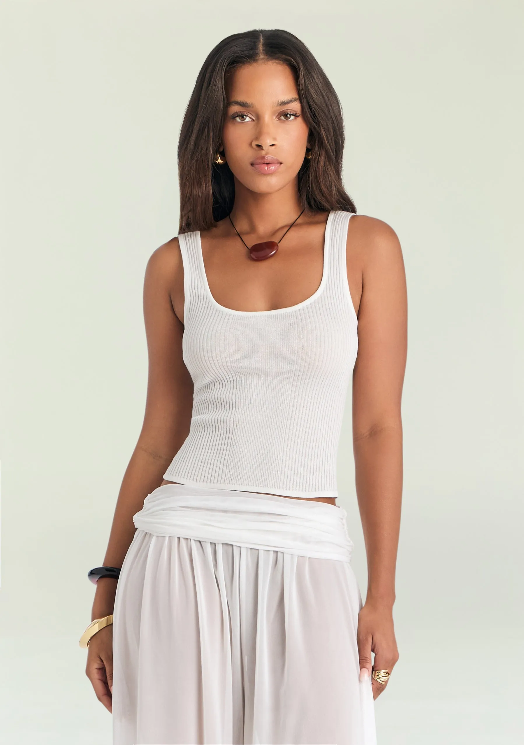 Alberta Knit Tank sold by Seroya