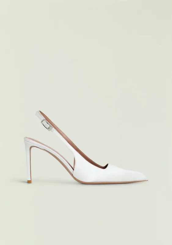 Evelyn Satin Slingback made by Retrofete