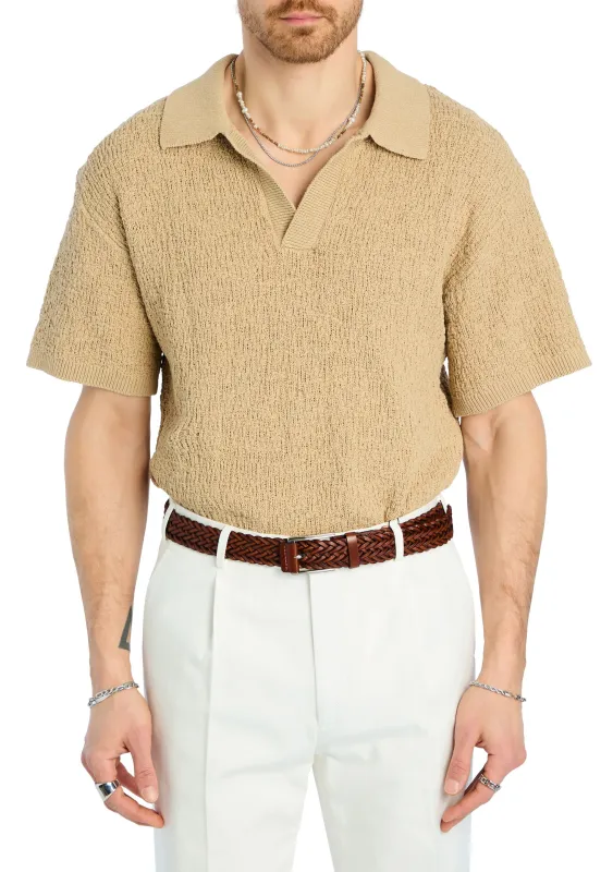 Alexander Knit Polo Shirt made by Seroya