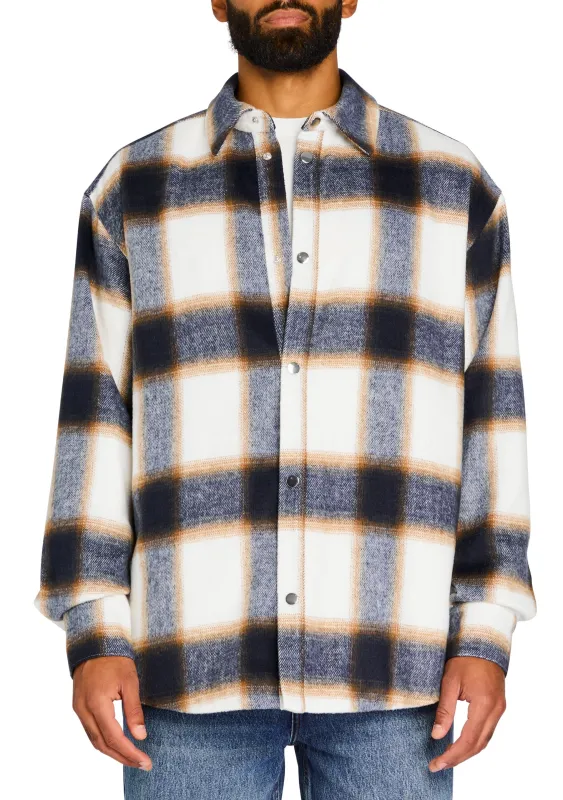 Dack Relaxed Wool Shacket made by Seroya