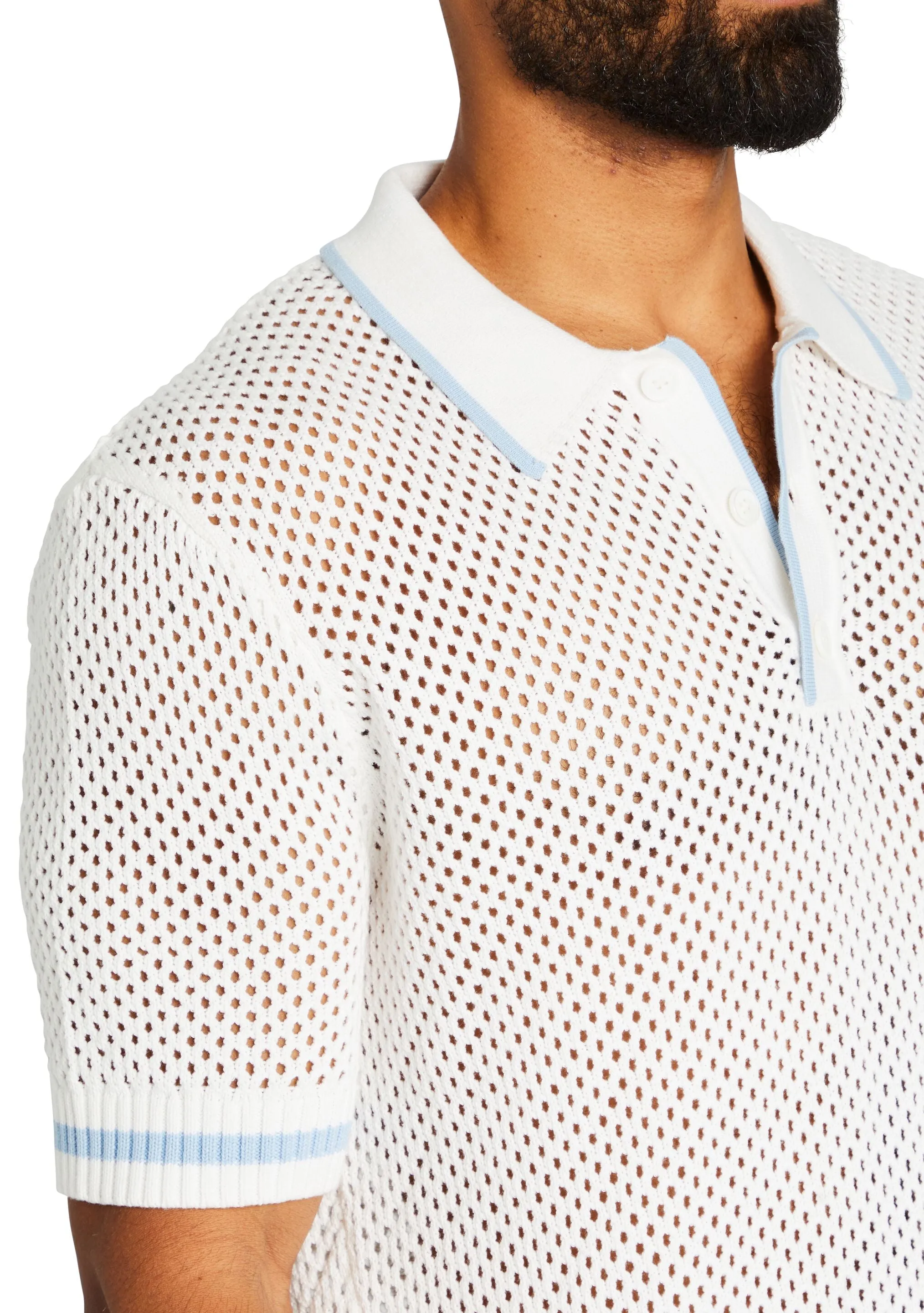 Zane Crochet Polo sold by Seroya product image thumbnail 3
