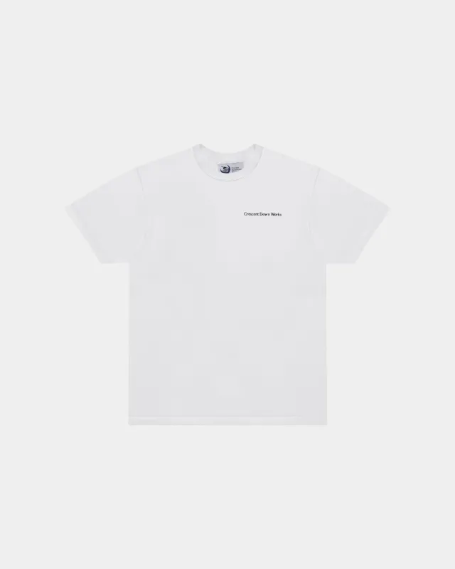 Short sleeve logo T-shirt - White (Final Sale) made by Crescent Down Works