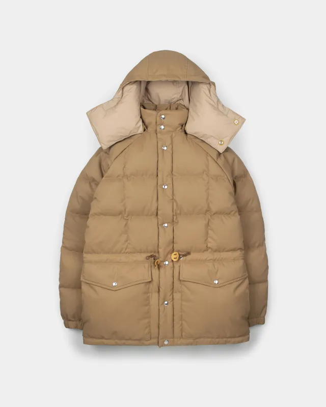 Avventura Down Parka - 60/40 Cotton Nylon - Tan (FINAL SALE) made by Crescent Down Works