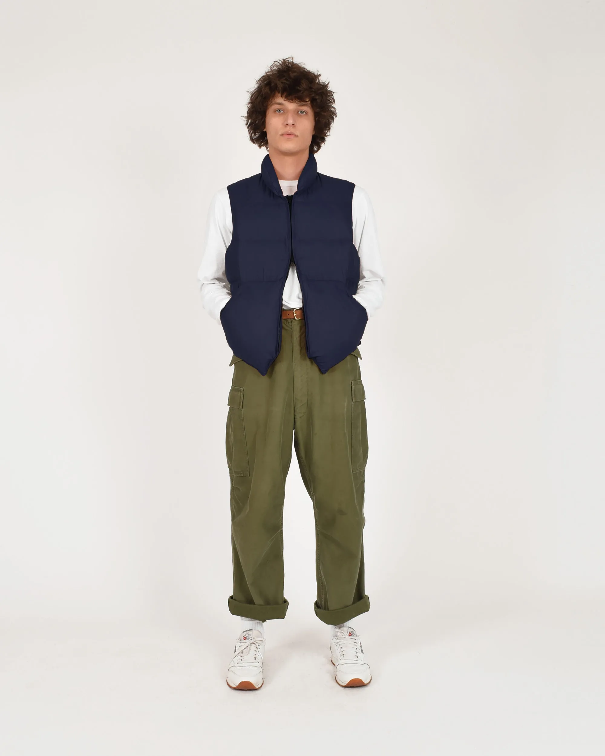 North by Northwest Vest - Streakfree Nylon - Navy sold by Crescent Down Works product image thumbnail 2