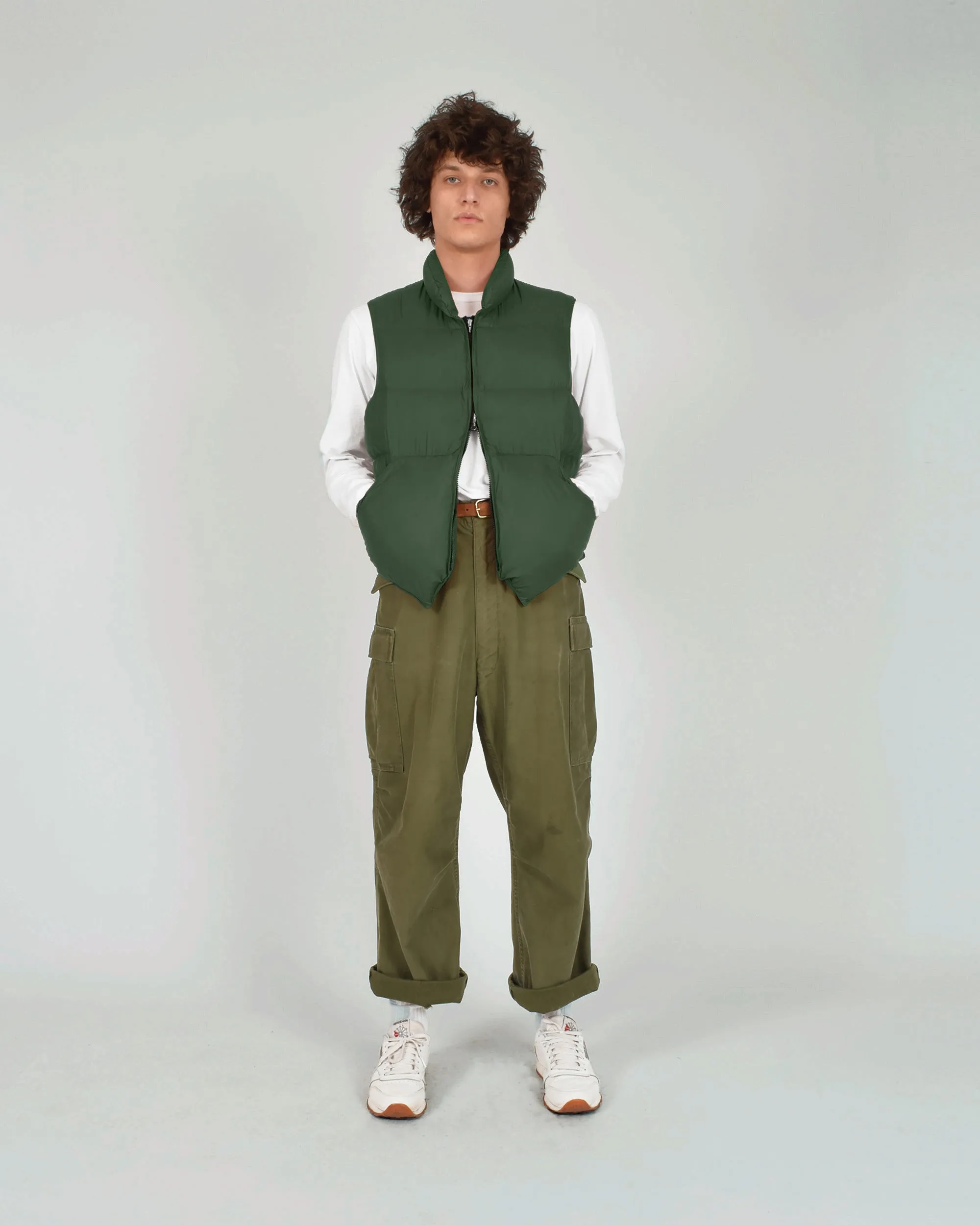 North by Northwest Vest - Streakfree Nylon - Hunter (Final Sale) sold by Crescent Down Works product image thumbnail 2