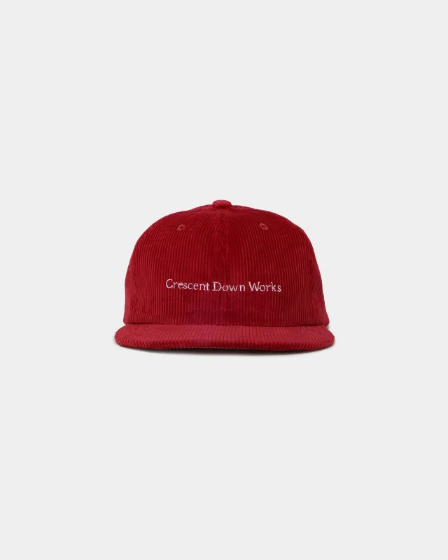 Embroidered cap - Corduroy - Holly (Final Sale) made by Crescent Down Works