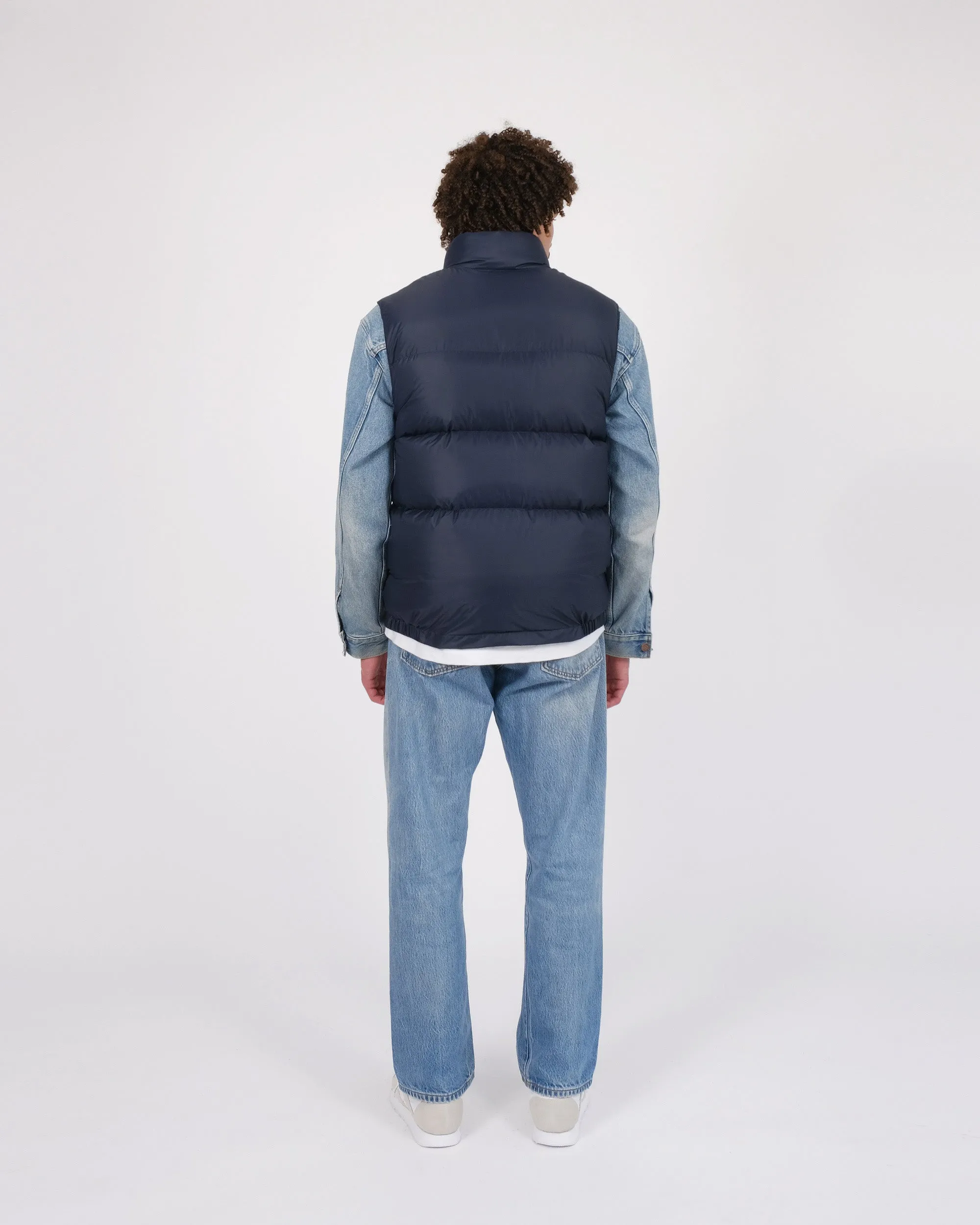 Down Italian Vest - Streakfree Nylon - Navy sold by Crescent Down Works product image thumbnail 3