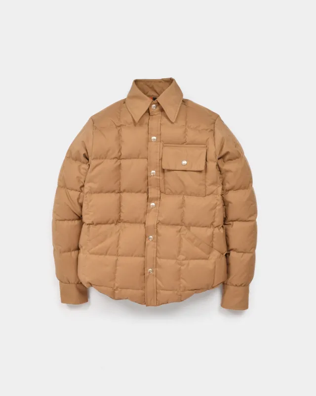 Down Shirt - Tan made by Crescent Down Works
