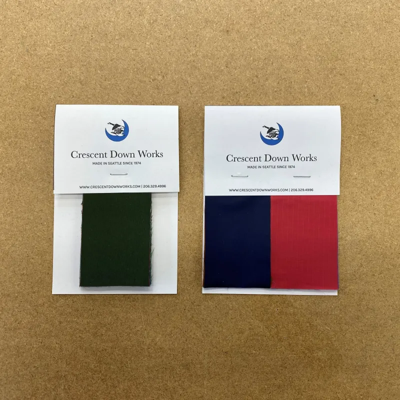 Fabric Swatch Set made by Crescent Down Works
