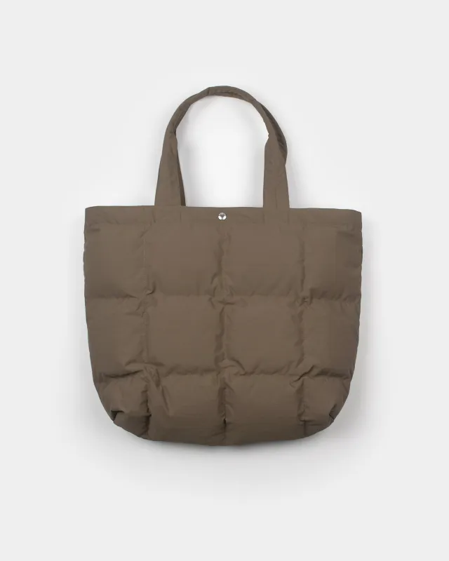 Down Tote - Recycled Ripstop - Brown made by Crescent Down Works