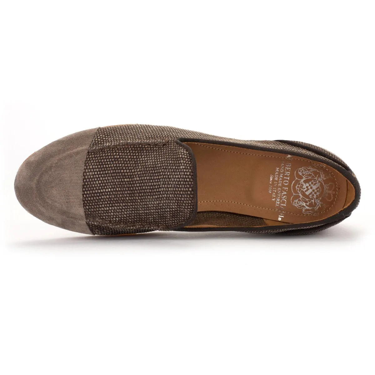 ZOE 56029<br>Melange linen loafers sold by ALBERTO FASCIANI product image thumbnail 5