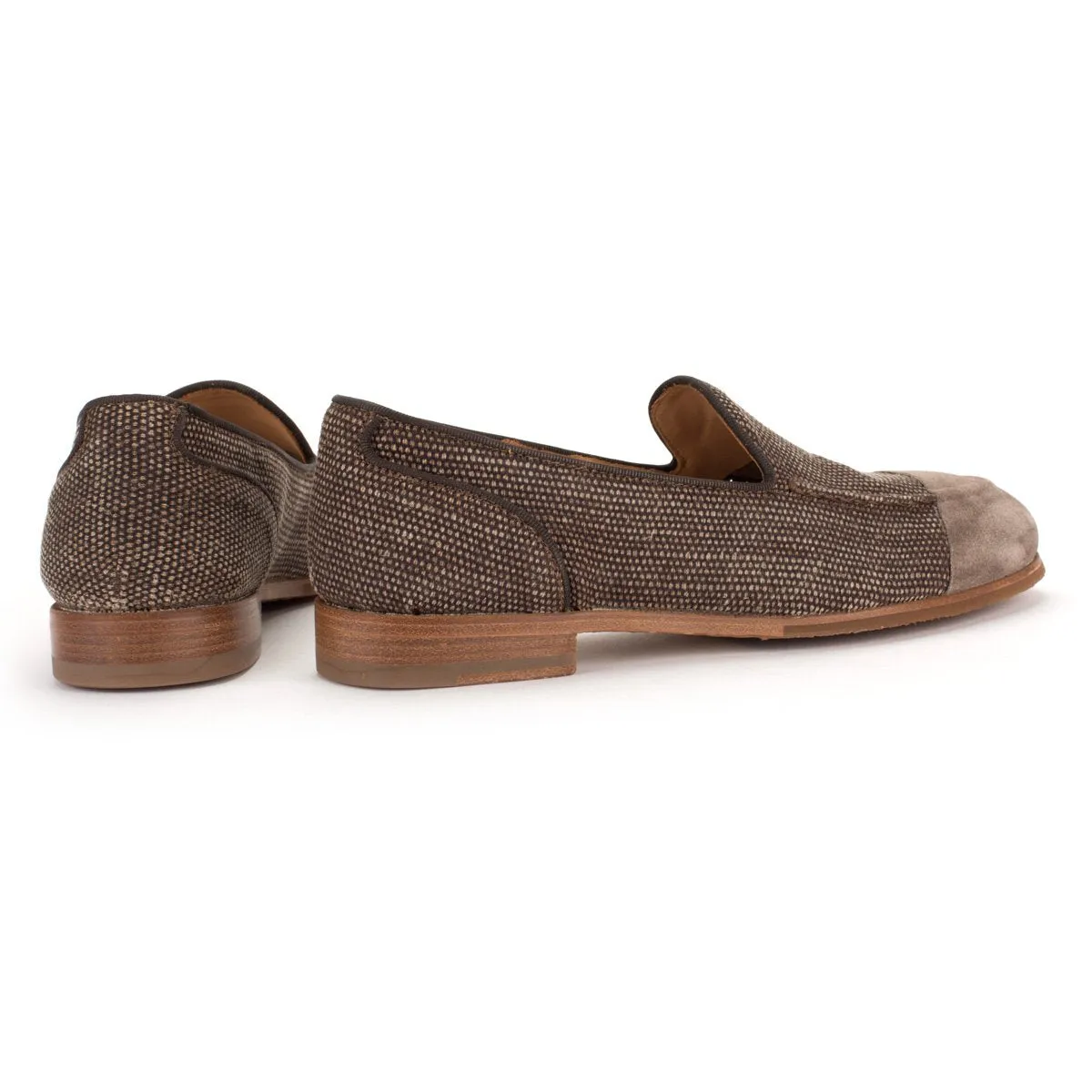 ZOE 56029<br>Melange linen loafers sold by ALBERTO FASCIANI product image thumbnail 3