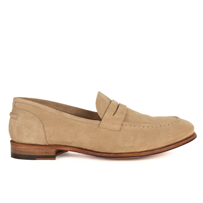 ZOE 89500 <br>Sandalwood loafers made by ALBERTO FASCIANI