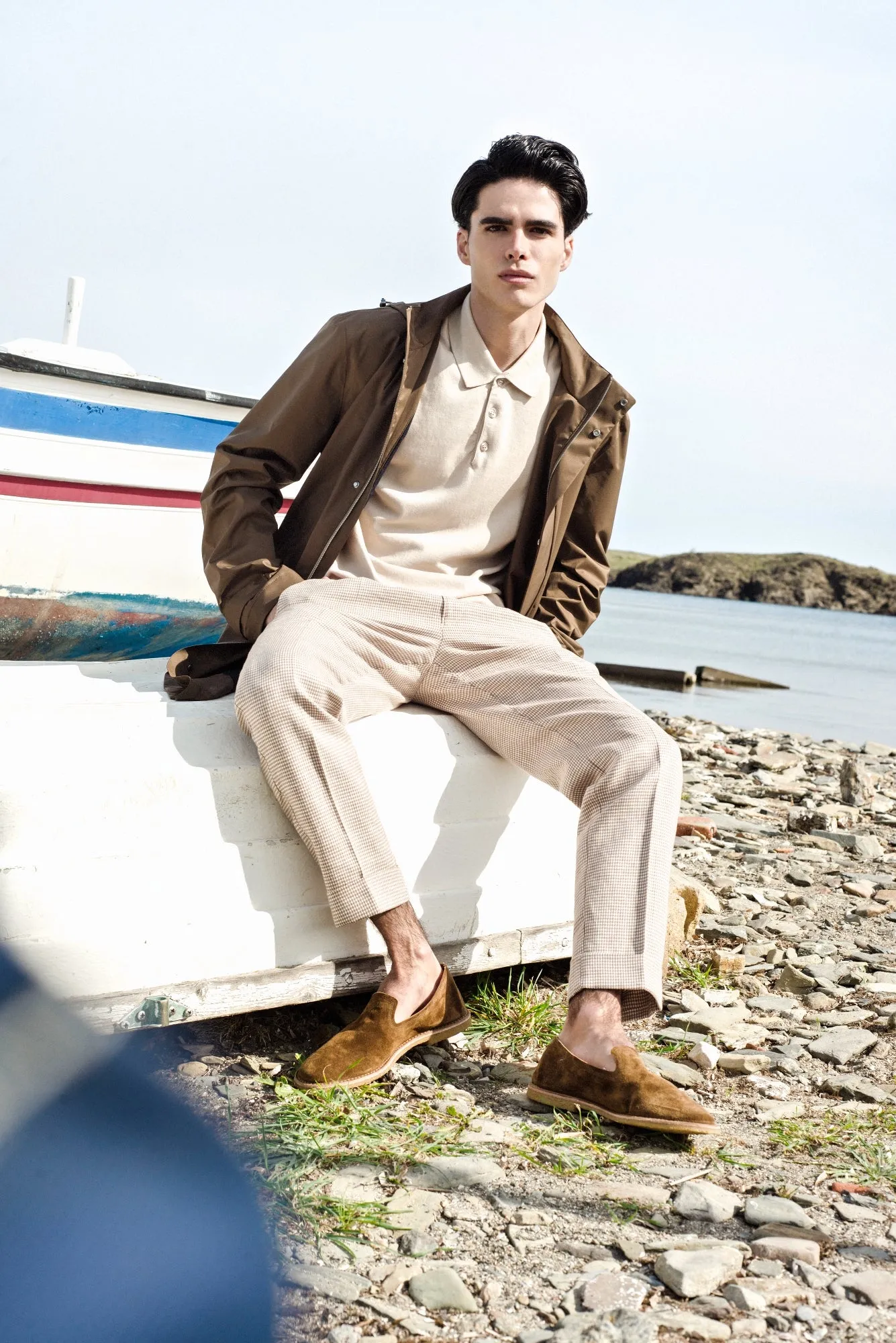 LUKAS 97002 <br> Tobacco slip-on loafers sold by ALBERTO FASCIANI product image thumbnail 2