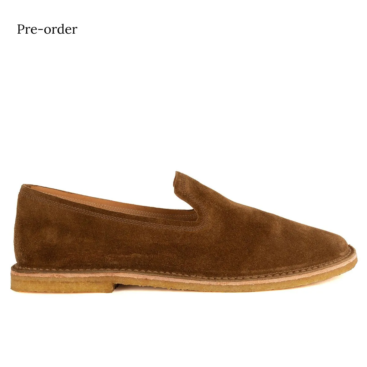 LUKAS 97002 <br> Tobacco slip-on loafers sold by ALBERTO FASCIANI