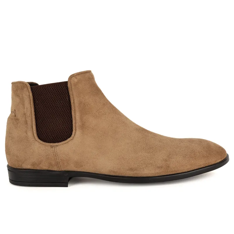ESSENTIAL LUKAS 96628 <br> Brown Chelsea boots made by ALBERTO FASCIANI