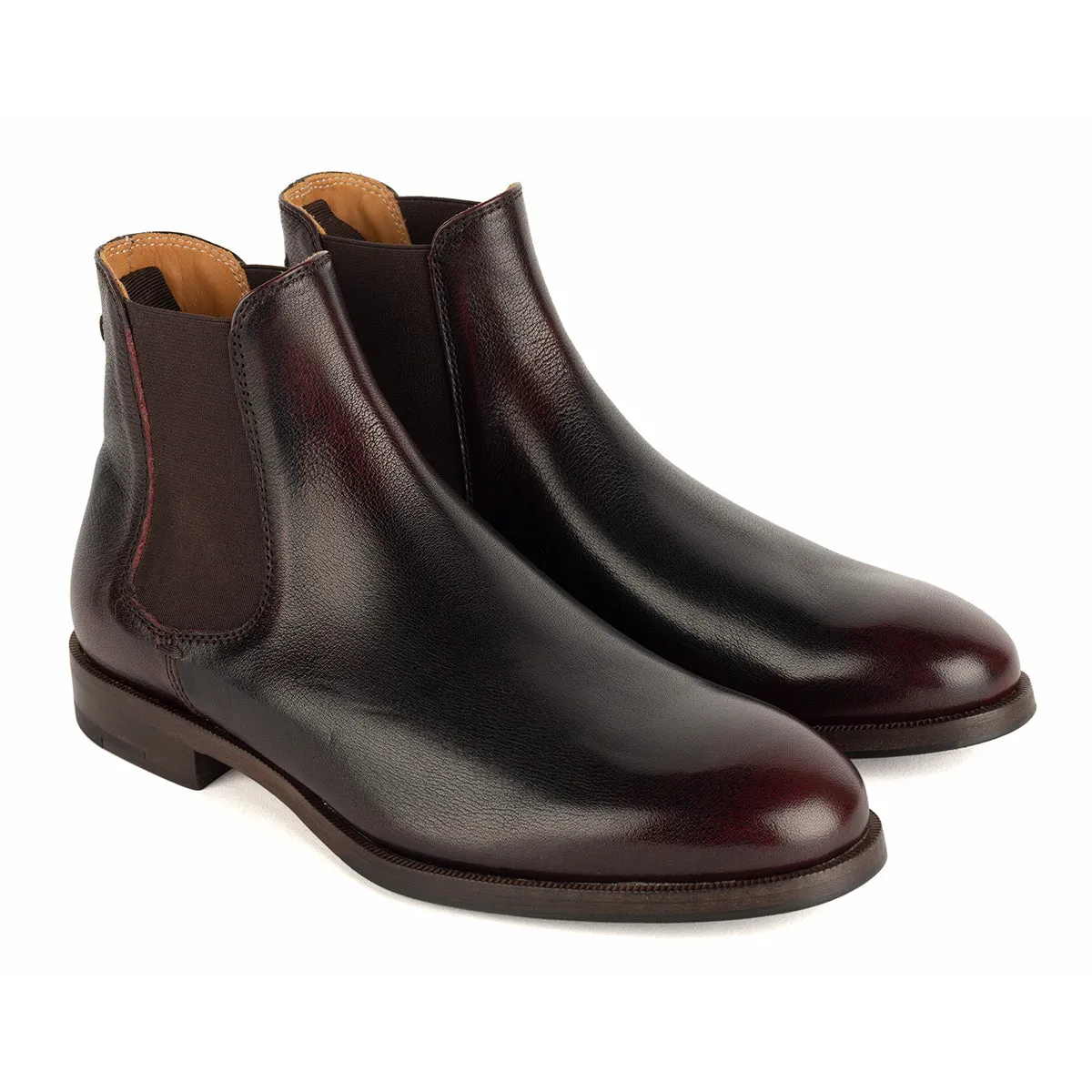 KARINA 95009<br> Bordeaux Chelsea boots sold by ALBERTO FASCIANI product image thumbnail 3
