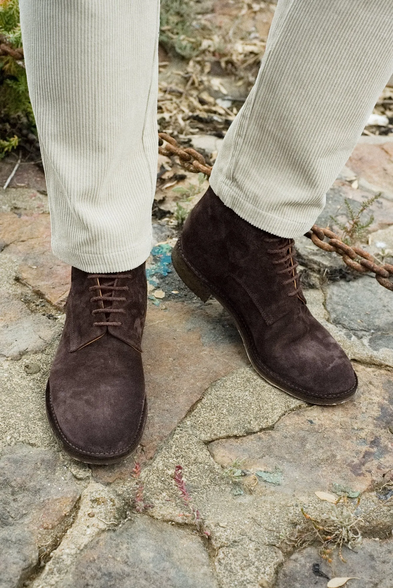 KRIS 96014<br>Brown suede lace-up boots sold by ALBERTO FASCIANI product image thumbnail 2