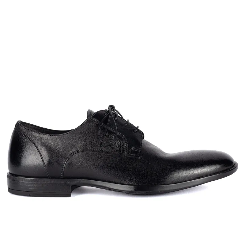 ESSENTIAL JASON 89001<br>Black derby made by ALBERTO FASCIANI