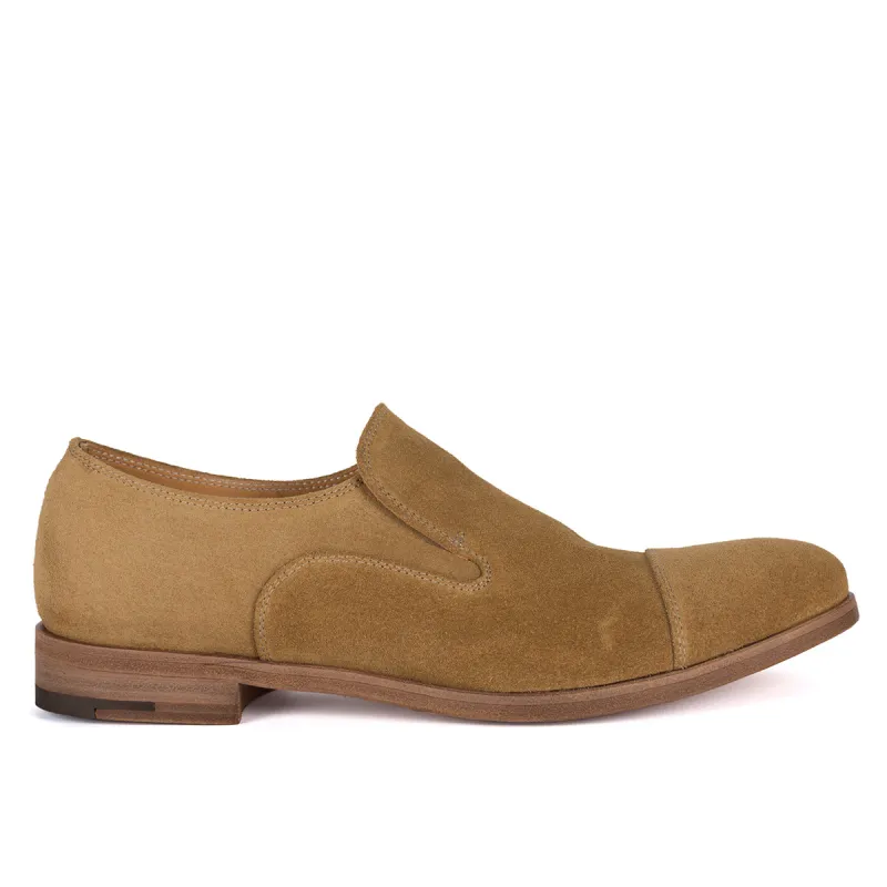 JANET 92019<br>Mustard loafers made by ALBERTO FASCIANI