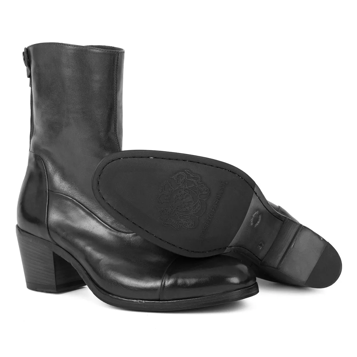 ISABEL 14004<br>Black Ankle Boots sold by ALBERTO FASCIANI product image thumbnail 4