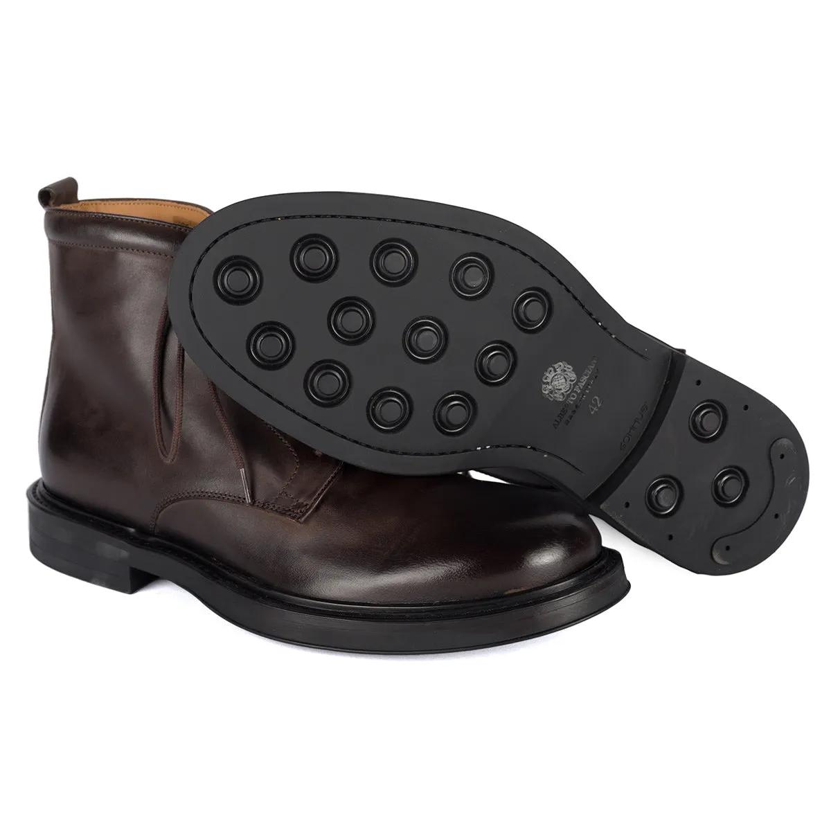 IVAN 91007<br> Brown Lace-up Boots sold by ALBERTO FASCIANI product image thumbnail 5