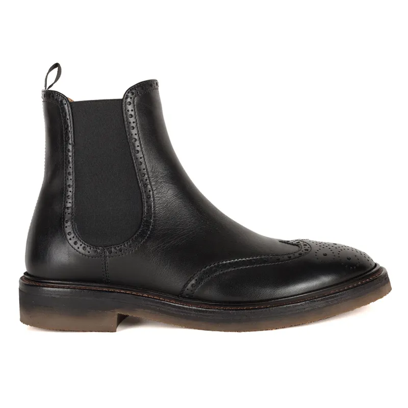 CAMIL 70024<br> Black boots made by ALBERTO FASCIANI