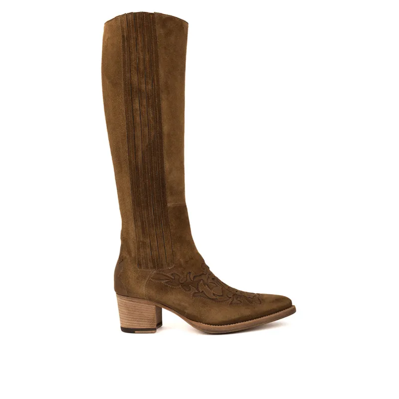 GILL 86034<br>Chestnut boots made by ALBERTO FASCIANI