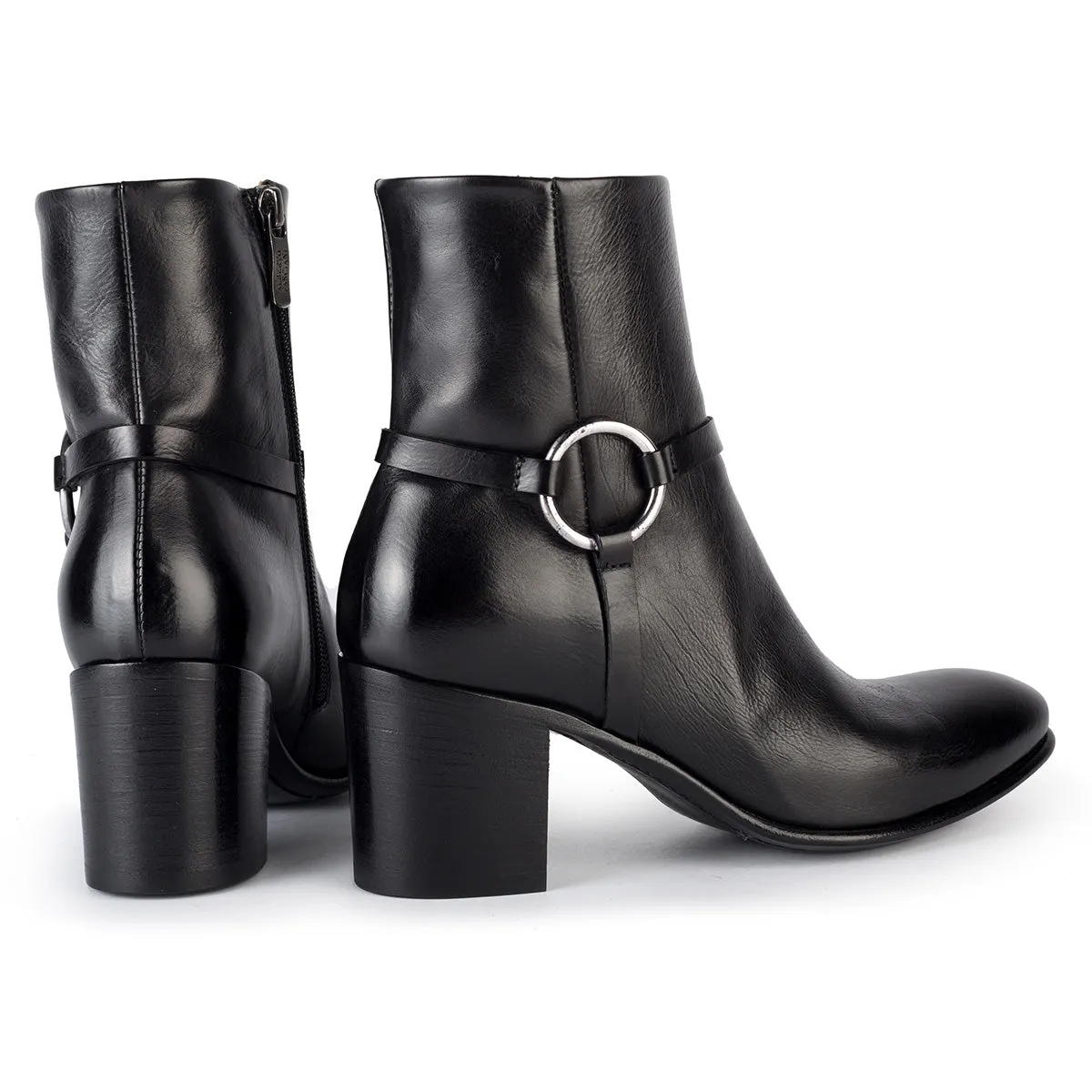 EVA 82023 <br>Black ankle boots sold by ALBERTO FASCIANI product image thumbnail 3