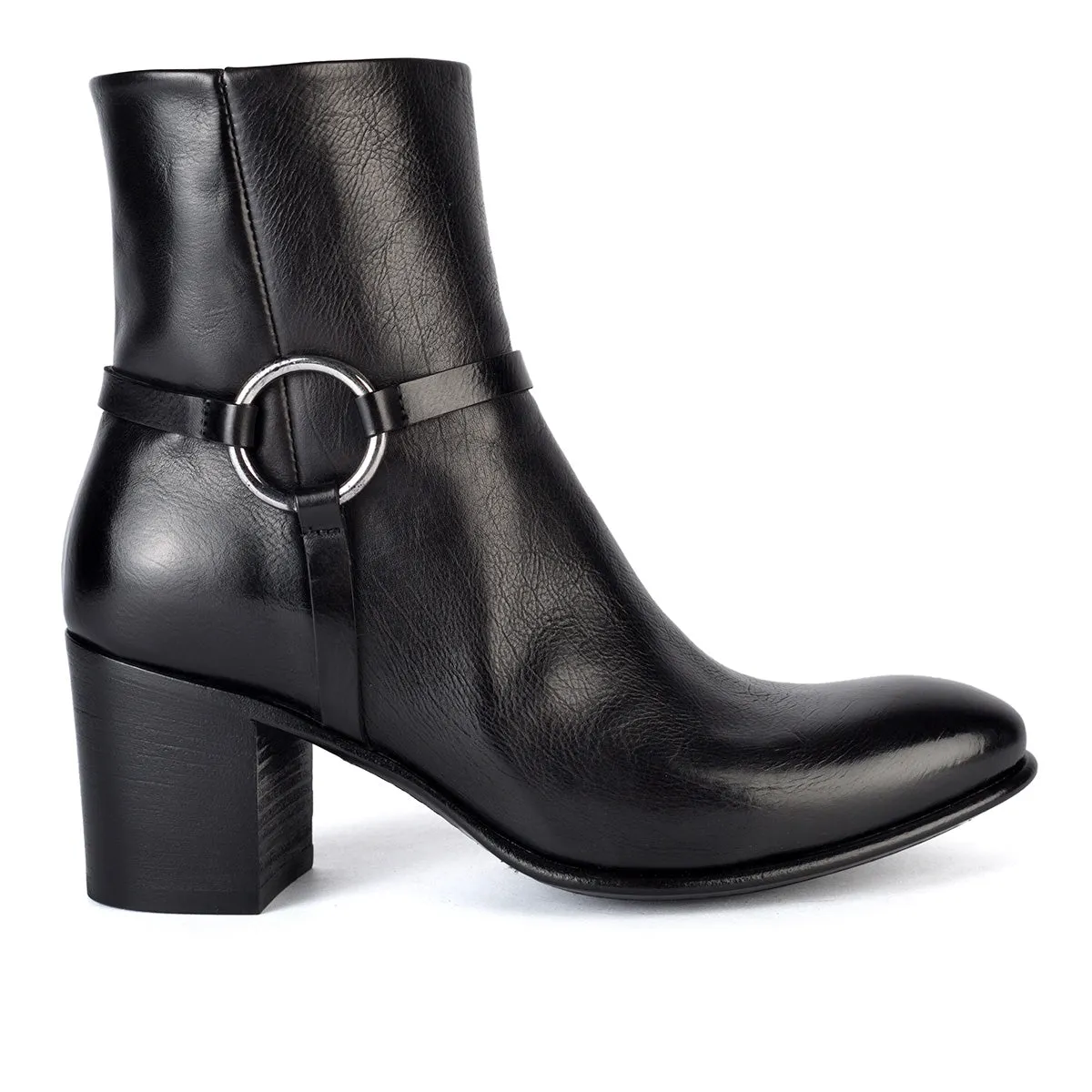 EVA 82023 <br>Black ankle boots sold by ALBERTO FASCIANI